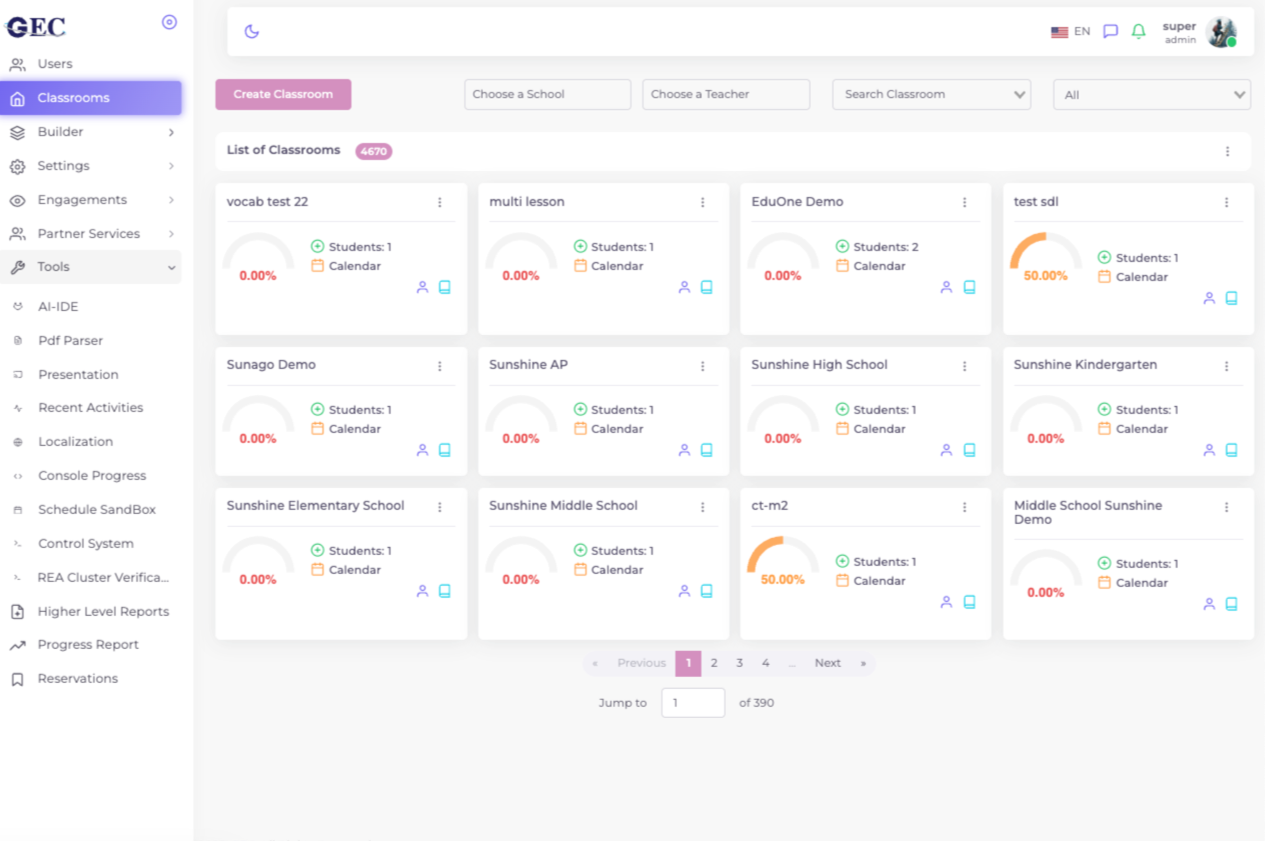 Global English Campus (GEC) project 1
