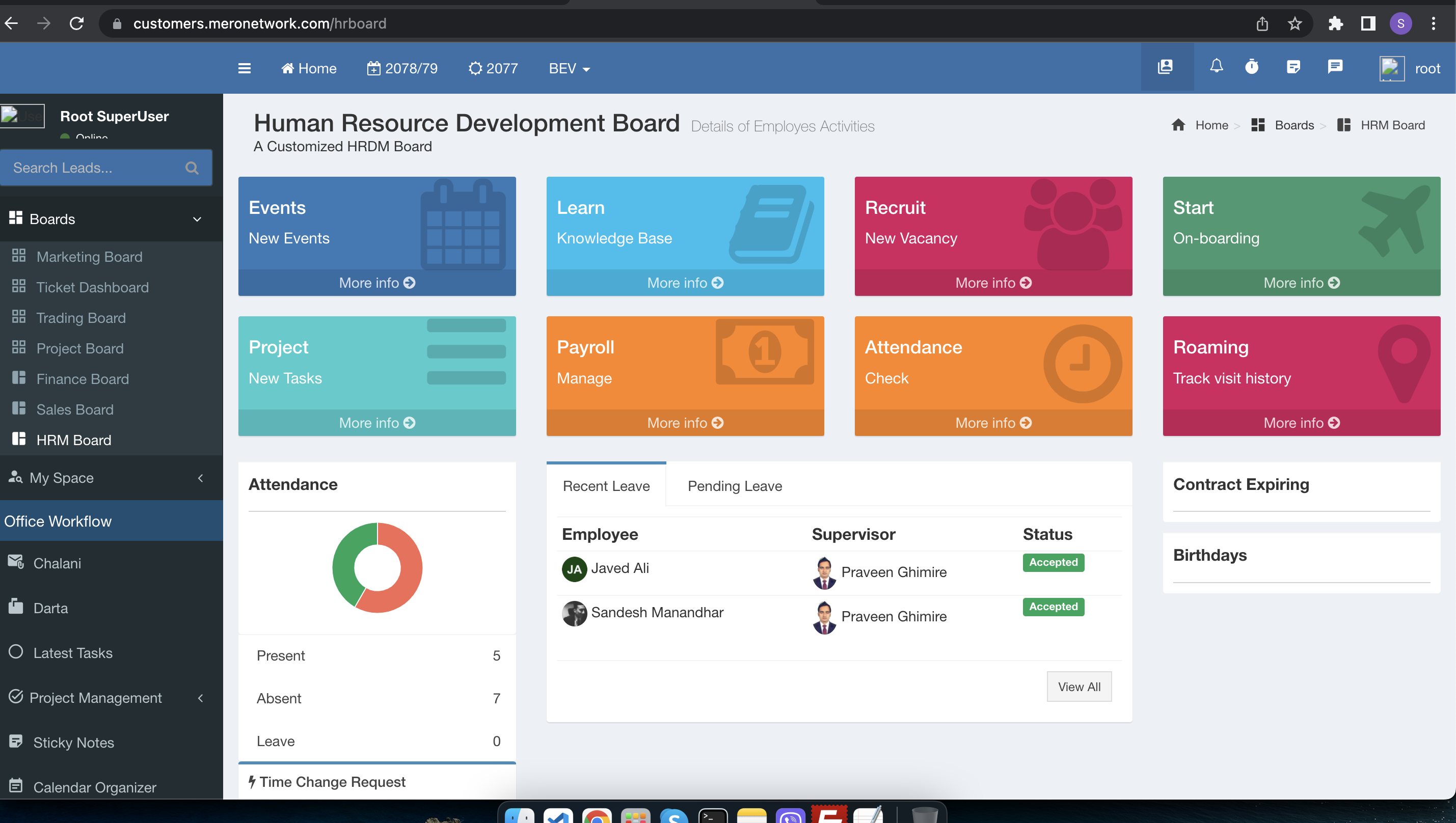 Mero Network Pvt. Ltd. project 4